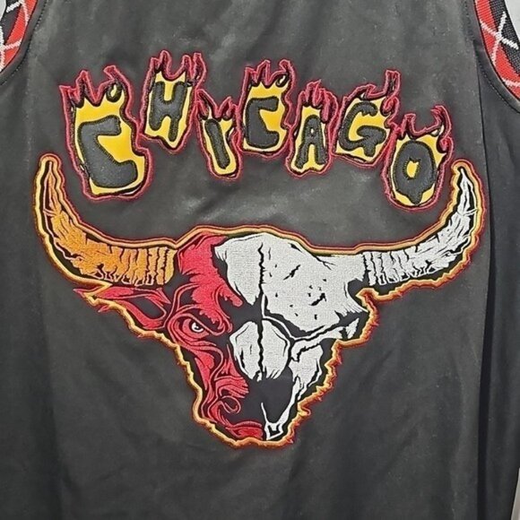 Chicago Bulls Jordan Goat Graphic Jersey Size‎ Large NWT Brand X - Picture 4 of 10